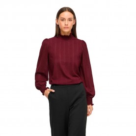 Тениска Vila Lyri long sleeve T-shirt - Red (Port Royale) тениска,мъжки,тениски,дамски,тениски,vila,lyri,long,sleeve,t,shirt,red,(port,royale)