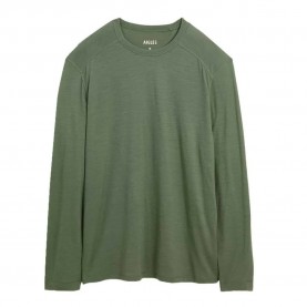 Тениска Aigle AIW25MTSH002 long sleeve T-shirt - Green (Sage Green) тениска,мъжки,тениски,дамски,тениски,aigle,aiw25mtsh002,long,sleeve,t,shirt,green,(sage,green)