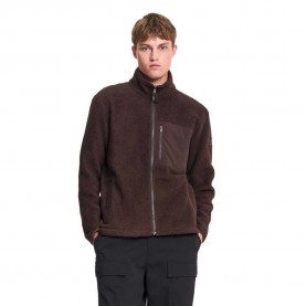Блуза Aigle AIW26MFLE001 full zip sweatshirt - Brown (Earth) блуза,мъжки,пуловери,aigle,aiw26mfle001,full,zip,sweatshirt,brown,(earth)