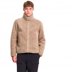 Блуза Aigle AIW26MFLE002 full zip sweatshirt - Beige (Powder) блуза,мъжки,пуловери,aigle,aiw26mfle002,full,zip,sweatshirt,beige,(powder)