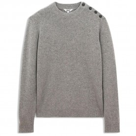 Блуза Aigle AIW26MKNI001 sweater - Grey (Dark Heather Grey) блуза,мъжки,пуловери,дамски,пуловери,aigle,aiw26mkni001,sweater,grey,(dark,heather,grey)