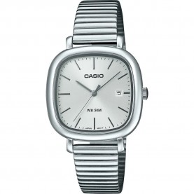 Часовник Casio LTP-B166 23.2mm 3ATM Quartz Analog woman watch - Silver (Silver / Silver / White / Mineral) часовник,часовници,casio,ltp,b166,23.2mm,3atm,quartz,analog,woman,watch,silver,(silver,silver,white,mineral)