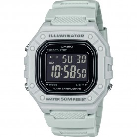 Часовник Casio W-218 43.2mm 5ATM Quartz Digital watch - Grey (Grey / Grey / Resin) часовник,часовници,casio,w,218,43.2mm,5atm,quartz,digital,watch,grey,(grey,grey,resin)
