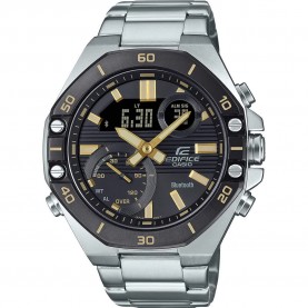 Часовник Edifice ECB-10 48.5mm 10ATM Quartz Analog-Digital watch - Silver (Silver / Black / Gold / Mineral) часовник,часовници,edifice,ecb,10,48.5mm,10atm,quartz,analog,digital,watch,silver,(silver,black,gold,mineral)