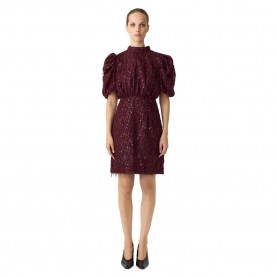 Рокля Yas Ilza short sleeve short dress - Purple (Port Royale) рокля,дамски,поли,и,рокли,yas,ilza,short,sleeve,short,dress,purple,(port,royale)