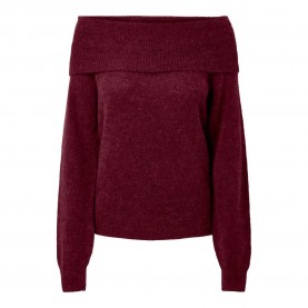 Блуза Yas Johi sweater - Purple (Fig) блуза,мъжки,пуловери,дамски,пуловери,yas,johi,sweater,purple,(fig)
