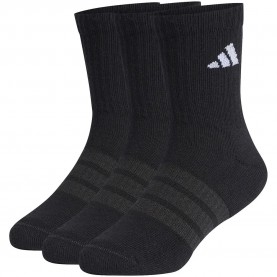 Чорапи Adidas Cushioned Sportswear crew socks 3 units - Black (Black / Black / White) чорапи,мъжки,чорапи,дамски,чорапи,adidas,cushioned,sportswear,crew,socks,3,units,black,(black,black,white)