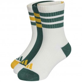 Чорапи Adidas 3 Stripes Cushioned Sportswear crew socks 3 pairs - Green / White (Off White / Collegiate Green / Off White) чорапи,мъжки,чорапи,дамски,чорапи,adidas,3,stripes,cushioned,sportswear,crew,socks,3,pairs,green,white,(off,white,collegiate,green,off,white)