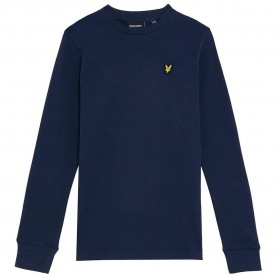 Тениска Lyle & scott Plain long sleeve T-shirt - Blue (Navy) тениска,мъжки,тениски,дамски,тениски,lyle,&,scott,plain,long,sleeve,t,shirt,blue,(navy)