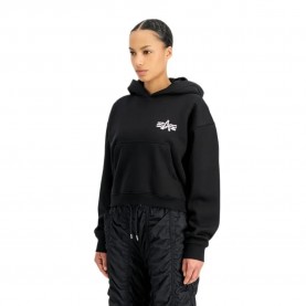 Суичър Alpha industries Riot hoodie - Black (Black) суичър,дамски,блузи,alpha,industries,riot,hoodie,black,(black)