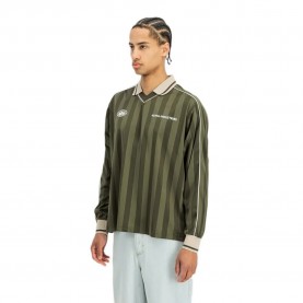 Alpha industries Track Tricot long sleeve polo - Green (Dark Olive) дамски,блузи,с,яка,мъжки,блузи,с,яка,alpha,industries,track,tricot,long,sleeve,polo,green,(dark,olive)