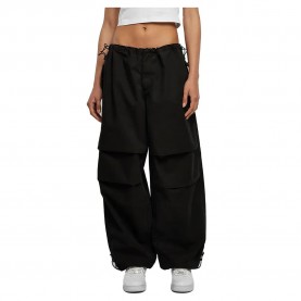 Панталони Urban classics Cotton Parachute pants refurbished - Black (Black) панталони,мъжки,панталони,дамски,панталони,urban,classics,cotton,parachute,pants,refurbished,black,(black)
