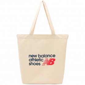 Чанта New balance Athletics Graphic tote bag - Beige (White) чанта,всички,чанти,new,balance,athletics,graphic,tote,bag,beige,(white)