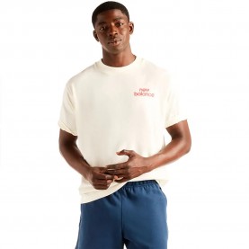 Тениска New balance Intelligent short sleeve T-shirt - Beige (Beige) тениска,мъжки,тениски,дамски,тениски,new,balance,intelligent,short,sleeve,t,shirt,beige,(beige)