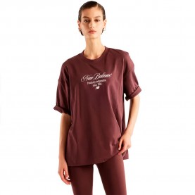 Тениска New balance Pressed Flowers Memories Oversized short sleeve T-shirt - Brown / Purple (Brown) тениска,мъжки,тениски,дамски,тениски,new,balance,pressed,flowers,memories,oversized,short,sleeve,t,shirt,brown,purple,(brown)