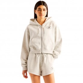 Блуза New balance Reimagined full zip sweatshirt - Grey (Grey) блуза,дамски,блузи,new,balance,reimagined,full,zip,sweatshirt,grey,(grey)