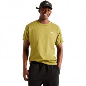 Тениска New balance Sport Essentials Cotton short sleeve T-shirt - Yellow (Green) тениска,мъжки,тениски,дамски,тениски,new,balance,sport,essentials,cotton,short,sleeve,t,shirt,yellow,(green)