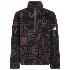 Блуза O´neill O´Riginals half zip sweatshirt - Black (Purple Stamps) блуза,мъжки,пуловери,o´neill,o´riginals,half,zip,sweatshirt,black,(purple,stamps)