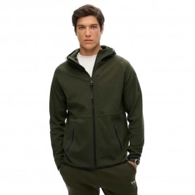 Блуза Superdry Tech Logo full zip sweatshirt refurbished - Green (Surplus Goods Olive Green) блуза,мъжки,пуловери,superdry,tech,logo,full,zip,sweatshirt,refurbished,green,(surplus,goods,olive,green)