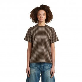 Тениска G-Star D29897-C697 short sleeve T-shirt - Brown (Coffee Bean / Twilight Mauve Stripe) тениска,мъжки,тениски,дамски,тениски,g,star,d29897,c697,short,sleeve,t,shirt,brown,(coffee,bean,twilight,mauve,stripe)