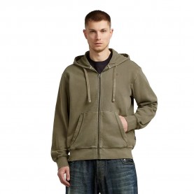 Блуза G-Star D30718-D969 full zip sweatshirt - Green (Dark Khaki Gd) блуза,мъжки,пуловери,g,star,d30718,d969,full,zip,sweatshirt,green,(dark,khaki,gd)