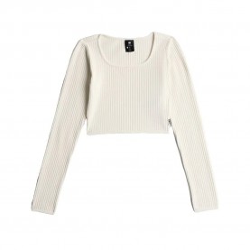 Тениска G-Star D30934-01 long sleeve T-shirt - White (Ecru) тениска,мъжки,тениски,дамски,тениски,g,star,d30934,01,long,sleeve,t,shirt,white,(ecru)