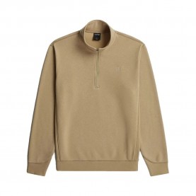 Блуза G-Star Premium Core half zip sweatshirt - Brown (Desert Sand) блуза,мъжки,пуловери,g,star,premium,core,half,zip,sweatshirt,brown,(desert,sand)
