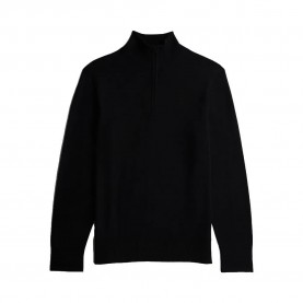 Блуза G-Star The Olivier half zip sweater - Black (Dark Black) блуза,мъжки,пуловери,дамски,пуловери,g,star,the,olivier,half,zip,sweater,black,(dark,black)