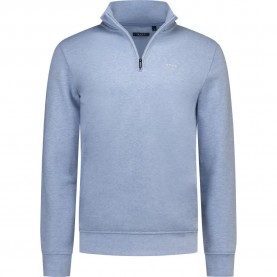 блуза,мъжки,пуловери,nza,new,zealand,26fn331,half,zip,sweatshirt,blue,(true,blue,melange)