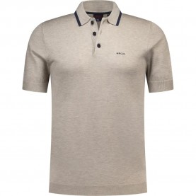 Nza new zealand 26GN182 short sleeve polo - Beige (Tan Sand Melange) дамски,блузи,с,яка,мъжки,блузи,с,яка,nza,new,zealand,26gn182,short,sleeve,polo,beige,(tan,sand,melange)
