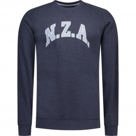 Блуза Nza new zealand 26GN303 sweatshirt - Blue (Oxford Navy Melange) блуза,мъжки,пуловери,nza,new,zealand,26gn303,sweatshirt,blue,(oxford,navy,melange)