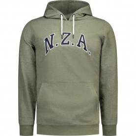 Суичър Nza new zealand 26GN316 hoodie - Green (Scouting Green Melange) суичър,мъжки,пуловери,nza,new,zealand,26gn316,hoodie,green,(scouting,green,melange)