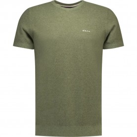 Тениска Nza new zealand 26GN782 short sleeve T-shirt - Green (Scouting Green Melange) тениска,мъжки,тениски,дамски,тениски,nza,new,zealand,26gn782,short,sleeve,t,shirt,green,(scouting,green,melange)