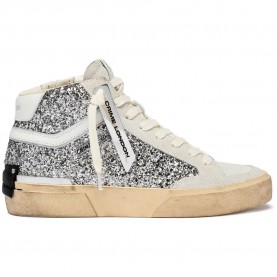 Маратонки Crime london Recut High trainers - Silver (Silver) маратонки,мъжки,маратонки,дамски,маратонки,crime,london,recut,high,trainers,silver,(silver)