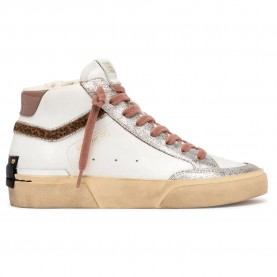 Маратонки Crime london Recut High trainers - White (White) маратонки,мъжки,маратонки,дамски,маратонки,crime,london,recut,high,trainers,white,(white)