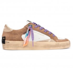 Маратонки Crime london SK8 Deluxe trainers - Brown (Beige) маратонки,мъжки,маратонки,дамски,маратонки,crime,london,sk8,deluxe,trainers,brown,(beige)
