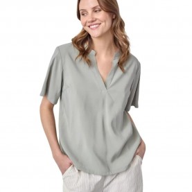Риза с къс ръкав Redgreen Amelia short sleeve shirt - Grey (Light Green) риза,с,къс,ръкав,дамски,ризи,мъжки,ризи,redgreen,amelia,short,sleeve,shirt,grey,(light,green)