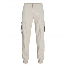 Панталони Jack & jones Kane Jonnie Cuffed cargo pants refurbished - Beige (Moonbeam) панталони,мъжки,панталони,дамски,панталони,jack,&,jones,kane,jonnie,cuffed,cargo,pants,refurbished,beige,(moonbeam)