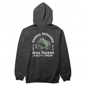 Суичър Salty crew Angler fish monst hoodie - Black (Black) суичър,мъжки,пуловери,salty,crew,angler,fish,monst,hoodie,black,(black)
