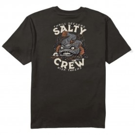 Тениска Salty crew Catfish monst short sleeve T-shirt - Black (Black) тениска,мъжки,тениски,дамски,тениски,salty,crew,catfish,monst,short,sleeve,t,shirt,black,(black)
