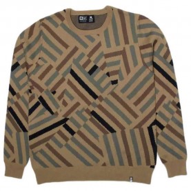Блуза Salty crew Dazzle knit sweater - Brown (Khaki Dazzle) блуза,мъжки,пуловери,дамски,пуловери,salty,crew,dazzle,knit,sweater,brown,(khaki,dazzle)