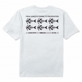 Тениска Salty crew Mb gangsta short sleeve T-shirt - White (White) тениска,мъжки,тениски,дамски,тениски,salty,crew,mb,gangsta,short,sleeve,t,shirt,white,(white)
