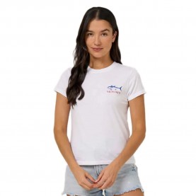 Тениска Salty crew Overlay modern short sleeve T-shirt - White (White) тениска,мъжки,тениски,дамски,тениски,salty,crew,overlay,modern,short,sleeve,t,shirt,white,(white)