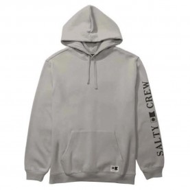 Суичър Salty crew Refuge fleece hoodie - Grey (Moonbeam) суичър,мъжки,пуловери,salty,crew,refuge,fleece,hoodie,grey,(moonbeam)