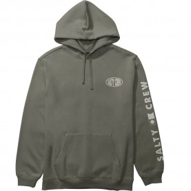 Суичър Salty crew Signace fleece hoodie - Green (Dusty Olive) суичър,мъжки,пуловери,salty,crew,signace,fleece,hoodie,green,(dusty,olive)