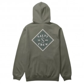 Суичър Salty crew Tippet fill fleece hoodie - Green (Dusty Olive) суичър,мъжки,пуловери,salty,crew,tippet,fill,fleece,hoodie,green,(dusty,olive)