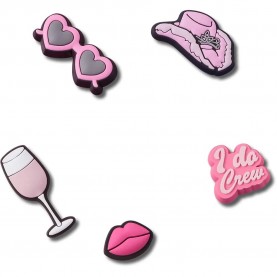 Jibbitz Bachelorette Party charm 5 units - Pink обувни,аксесоари,jibbitz,bachelorette,party,charm,5,units,pink
