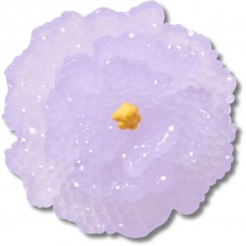 Jibbitz Beaded Purple Flower charm - Purple обувни,аксесоари,jibbitz,beaded,purple,flower,charm,purple