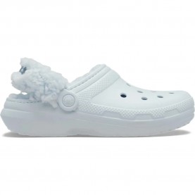 Crocs Classic Fleece Lined clogs - White (Sky Ice) дамски,сандали,и,чехли,мъжки,сандали,мъжки,джапанки,и,чехли,crocs,classic,fleece,lined,clogs,white,(sky,ice)