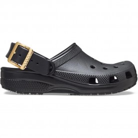 Crocs Classic Metallic Buckle Kids clogs - Black (Black) дамски,сандали,и,чехли,мъжки,сандали,мъжки,джапанки,и,чехли,crocs,classic,metallic,buckle,kids,clogs,black,(black)